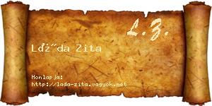Láda Zita névjegykártya